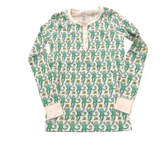 Roller Rabbit Kids Monkey Pajamas in Aqua Size 10 New with tags